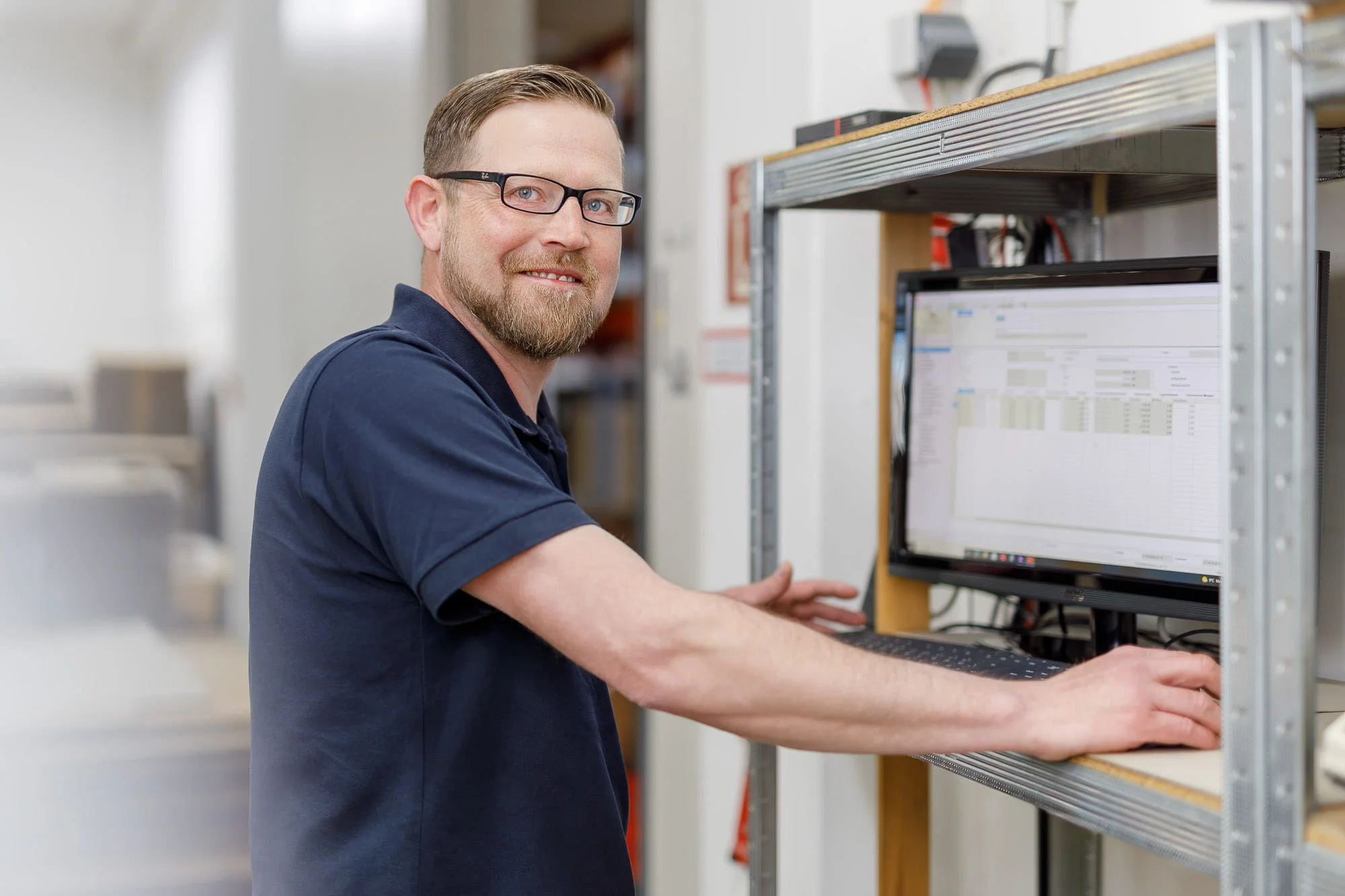 Mitarbeiter des technischen Supports